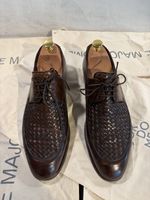 Le Majordome Derby Woven Leder Gr. 8 inkl. Zubehör