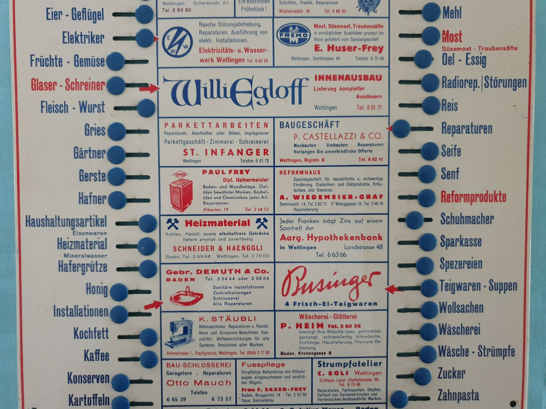 Schilder: Werbung Blech Schild – Gebraucht aus Mörschwil von spirspi 5