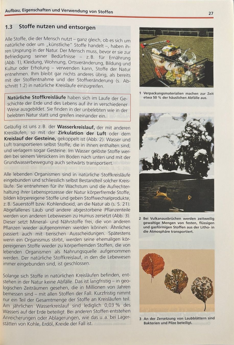 Libri: Natur-Mensch-Technik - Stoffe – Nuovo (secondo la descrizione) da Sarnen venduto da Livres 6