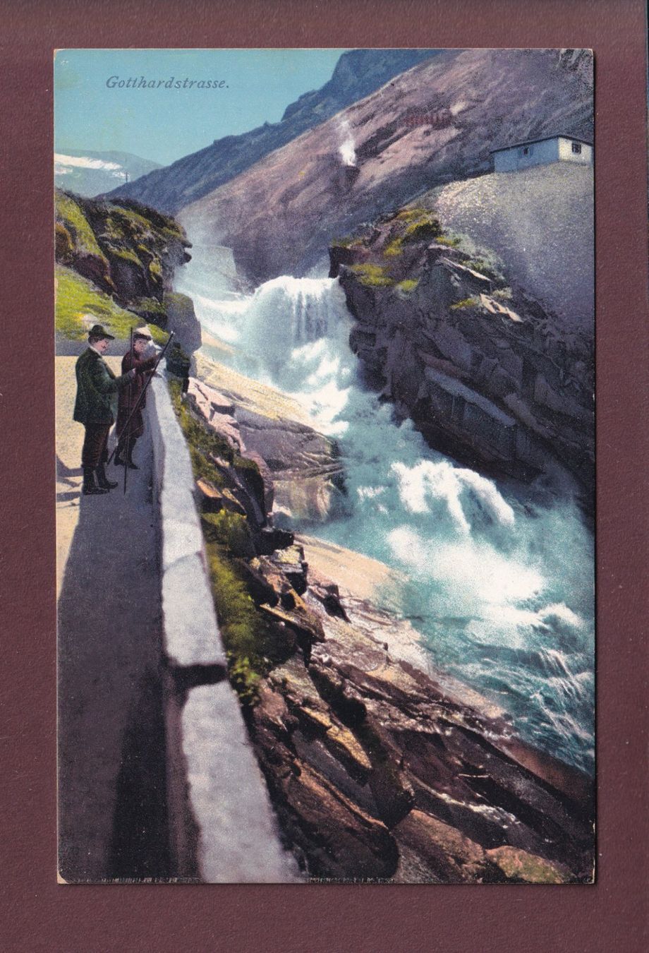 Cartoline postali: Gotthardstrasse - REUSSFÄLLE – Usato da Pully venduto da nicecards