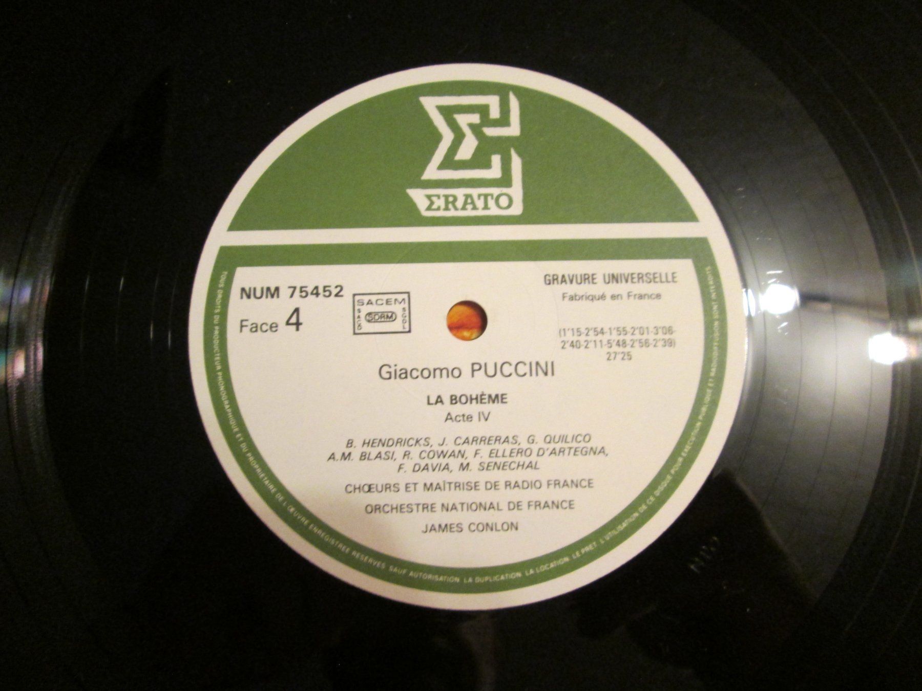 Dischi in vinile: Coffret Puccini - La Bohème - Vinyle 33T – Usato da la Chaux-de-Fonds venduto da Lampe 8