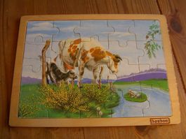 sehr schönes,Holz-Rahmen-Puzzle "beeboo"