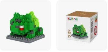 Nanoblock Kit di costruzioni: 9139 Loz - Bisasam – Nuovo e nell'imballaggio originale da Hochdorf venduto da ruest-online