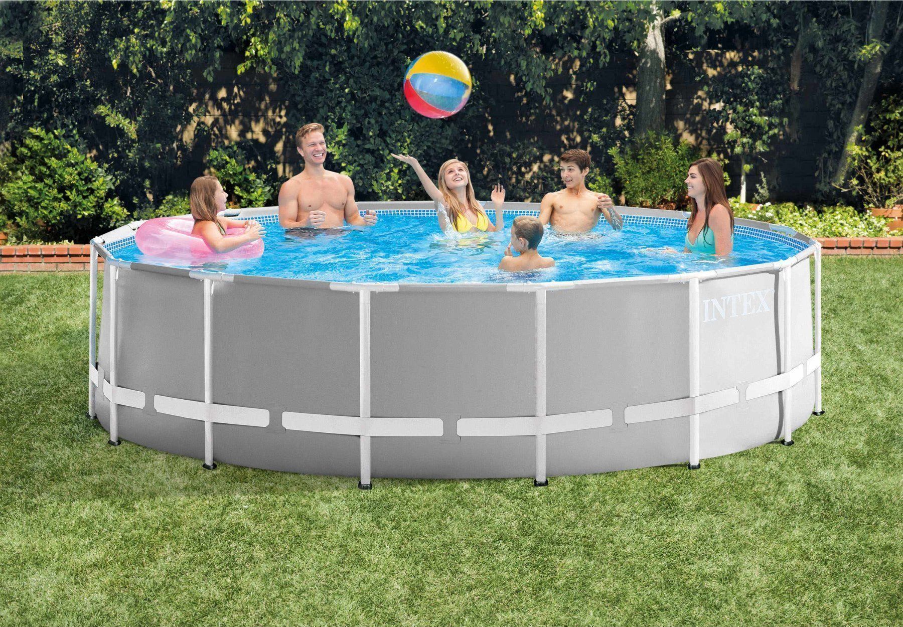 Piscine: INTEX Prismframepool 366x76cm mit Pumpe – Nuovo e nell'imballaggio originale da Wynau venduto da Intexpool24
