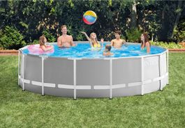 INTEX Prismframepool 366x76cm mit Pumpe