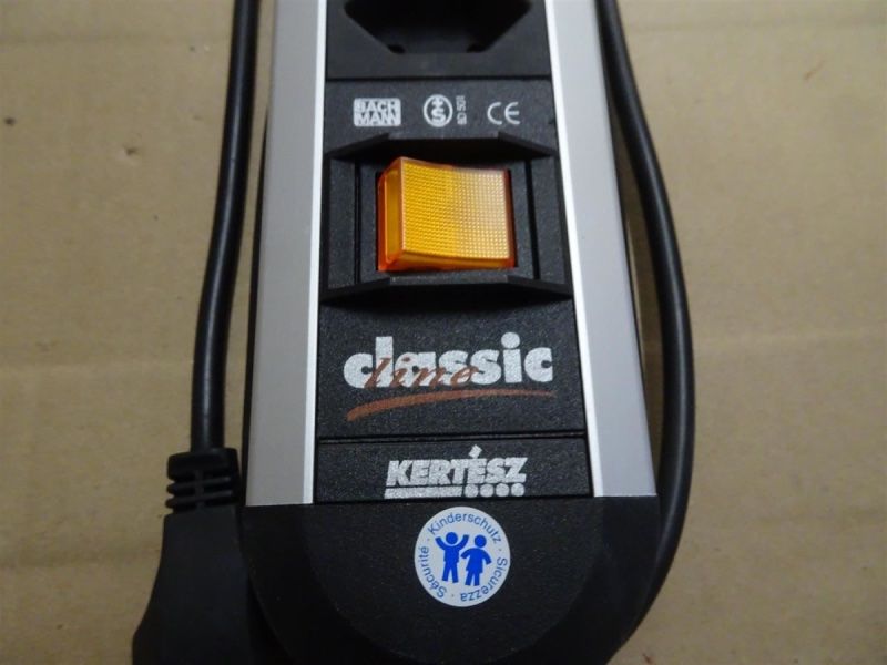 Spine: x82 Profi Alu-Strom-Steckleiste 7er – Nuovo e nell'imballaggio originale da Necker venduto da liq24 1