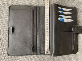 Leder Agenda Terminplaner schwarz NEU