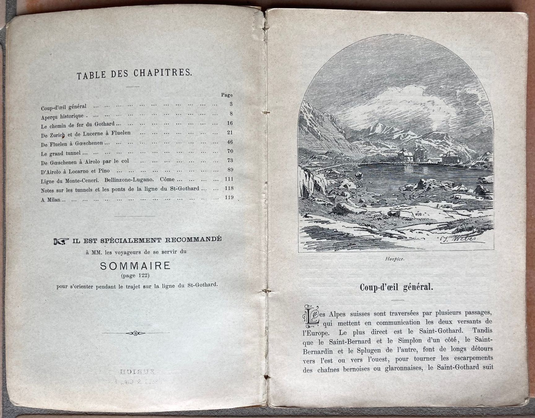 Libri: La ligne du St-Gothard - J. Hardmeyer vers 1885 – Usato da Versoix venduto da Decapod 2