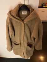 Cream Teddyfell Jacke
