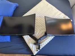 Dual-Monitor Setup: 2x Samsung Odyssey G5 Curved (32" + 27")