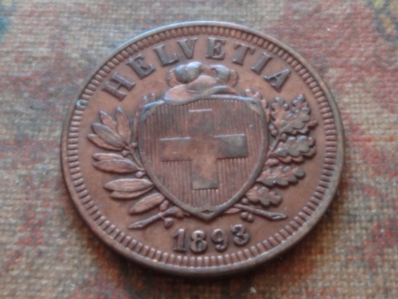 Tutti le monete: 2 Rp. 1893  (A) – Usato da Romanel-sur-Lausanne venduto da Swift13