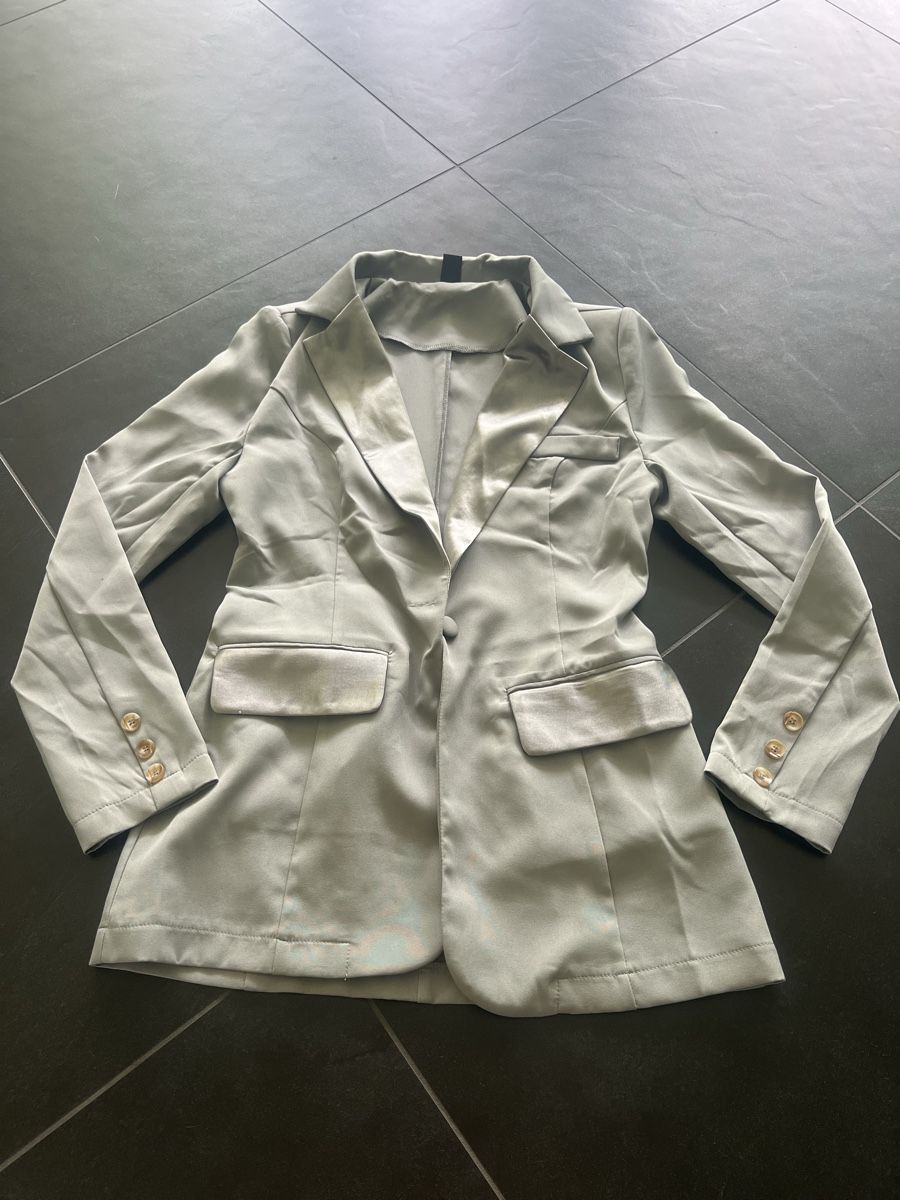 Shein Giacche: Blazer, grau, Grösse XS – Nuovo (secondo la descrizione) da Bilten venduto da and_6hjn 2
