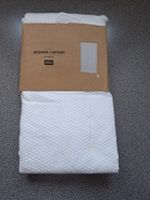 Duschvorhang Weiss 180x200cm neu
