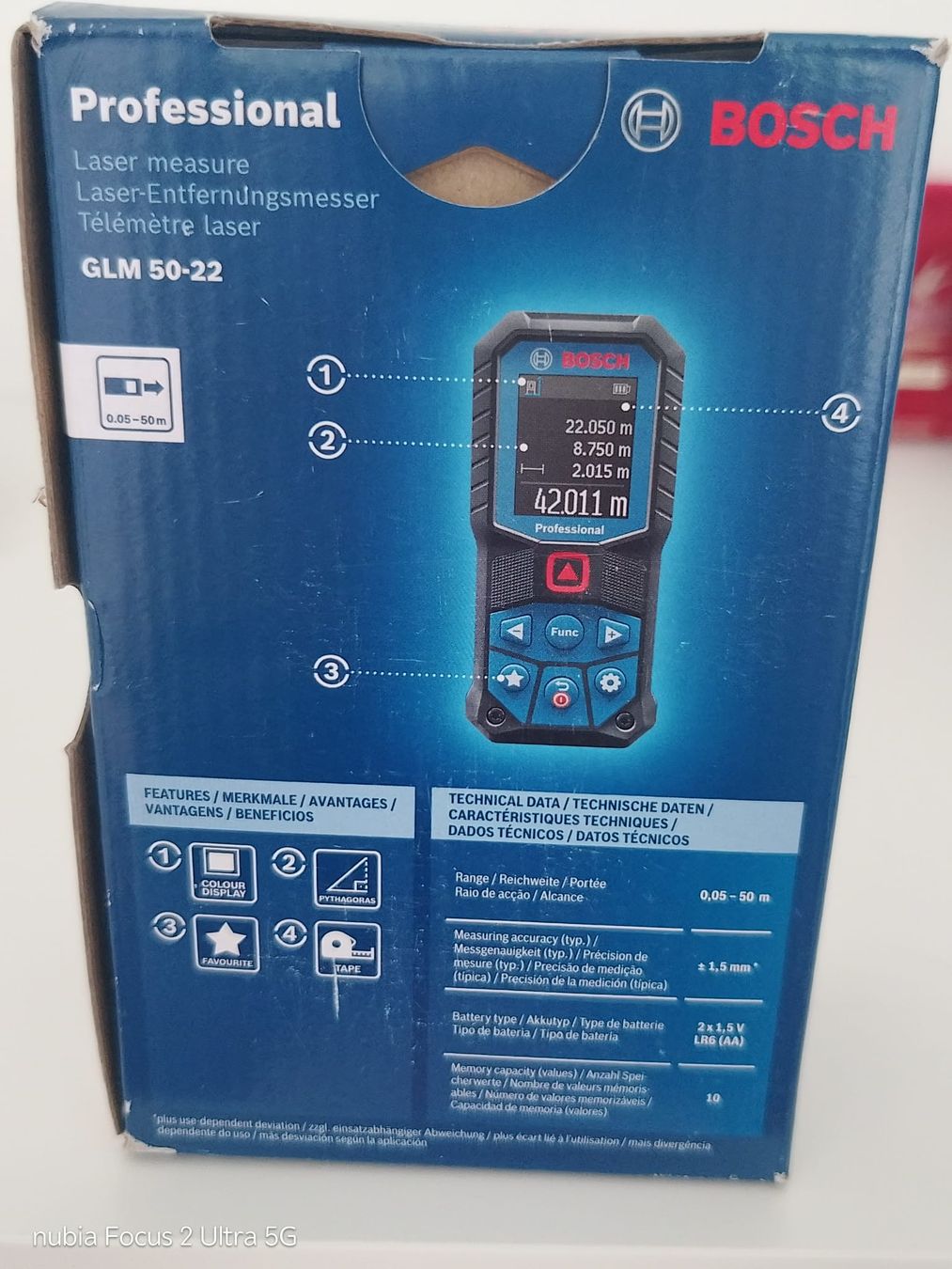 Bosch Misurare: Bosch GLM 50-22 Laser Measure Professional – Nuovo (secondo la descrizione) da wattwil venduto da pel_qh26 1