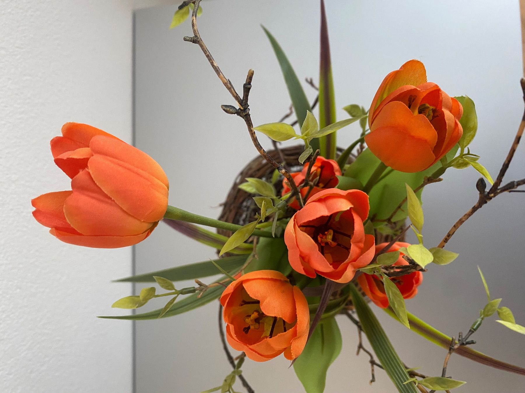 Tutte le decorazioni: Frühlingsdeko mit Tulpen - orange – Usato da Gerolfingen venduto da Regenbogen88 1