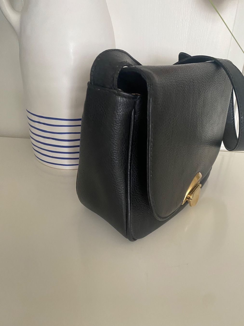 Bogner Borse da donna: Edle BOGNER Ledertasche, Schwarz & Gold – Usato da Zürich venduto da ana_7wny 2