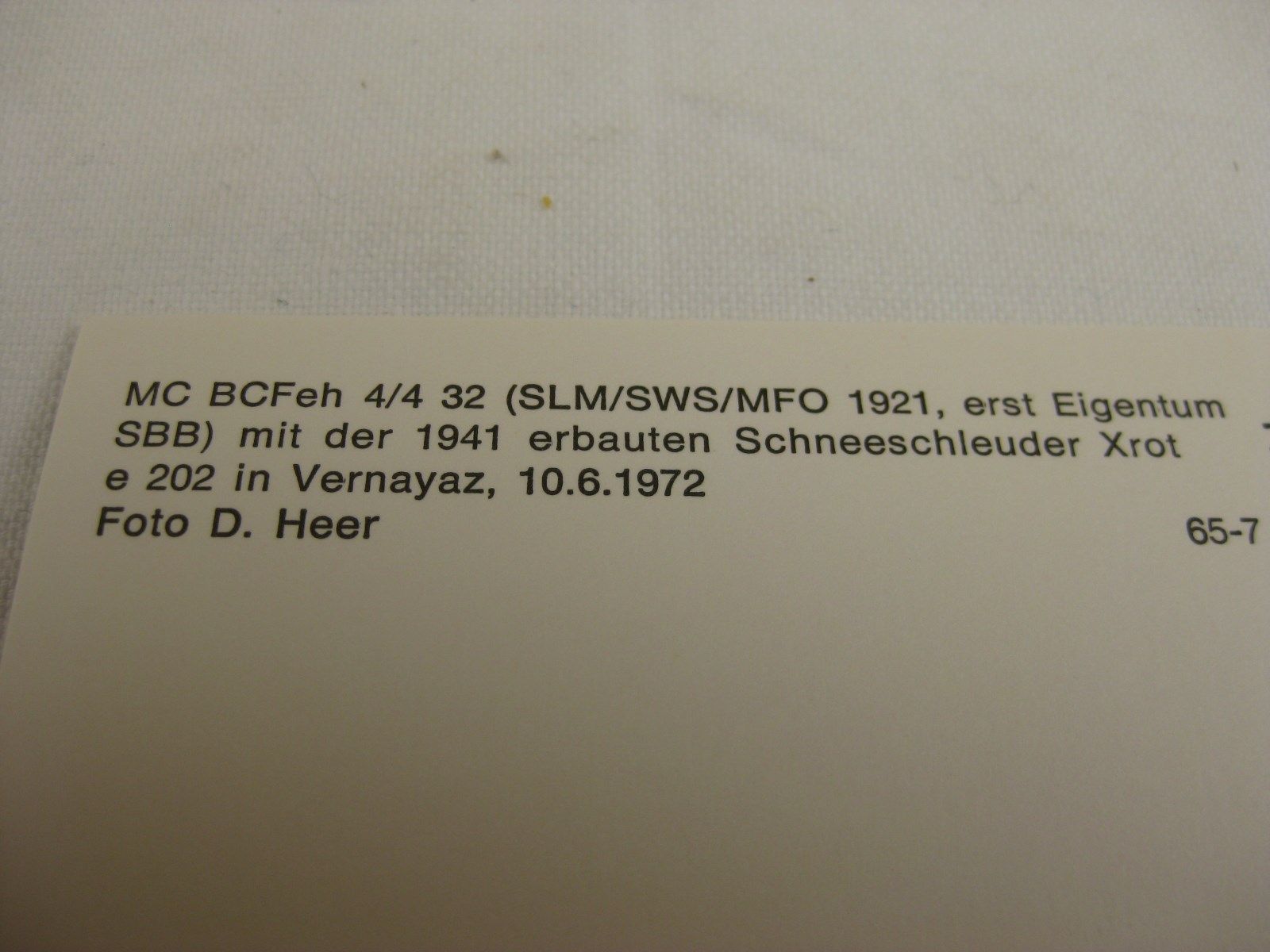 Cartoline postali: AK MC Triebwagen beim Depot Vernayaz – Nuovo (secondo la descrizione) da Malters venduto da Marosko 1
