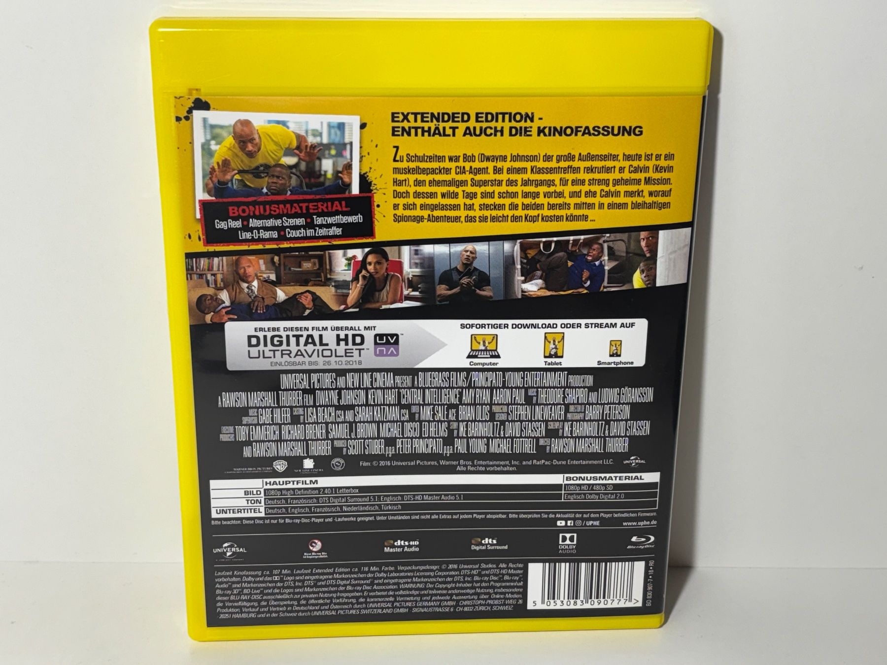 Alle DVDs: Central Intelligence Blu Ray – Gebraucht aus Wilderswil von Sstriker 1