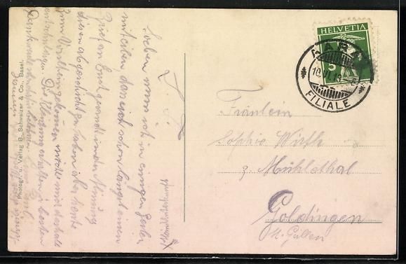 Cartoline postali: Aarau, Strassenpartie am Graben, Wochenm – Usato da Berlin venduto da bartko-reher 1