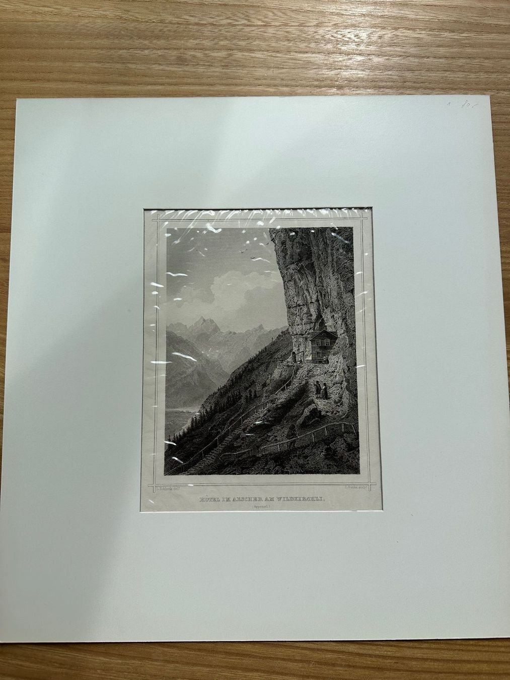 Incisioni: Aescher Stahlstich Rohboch 1865 – Usato da Oberuzwil venduto da Crystall0 2
