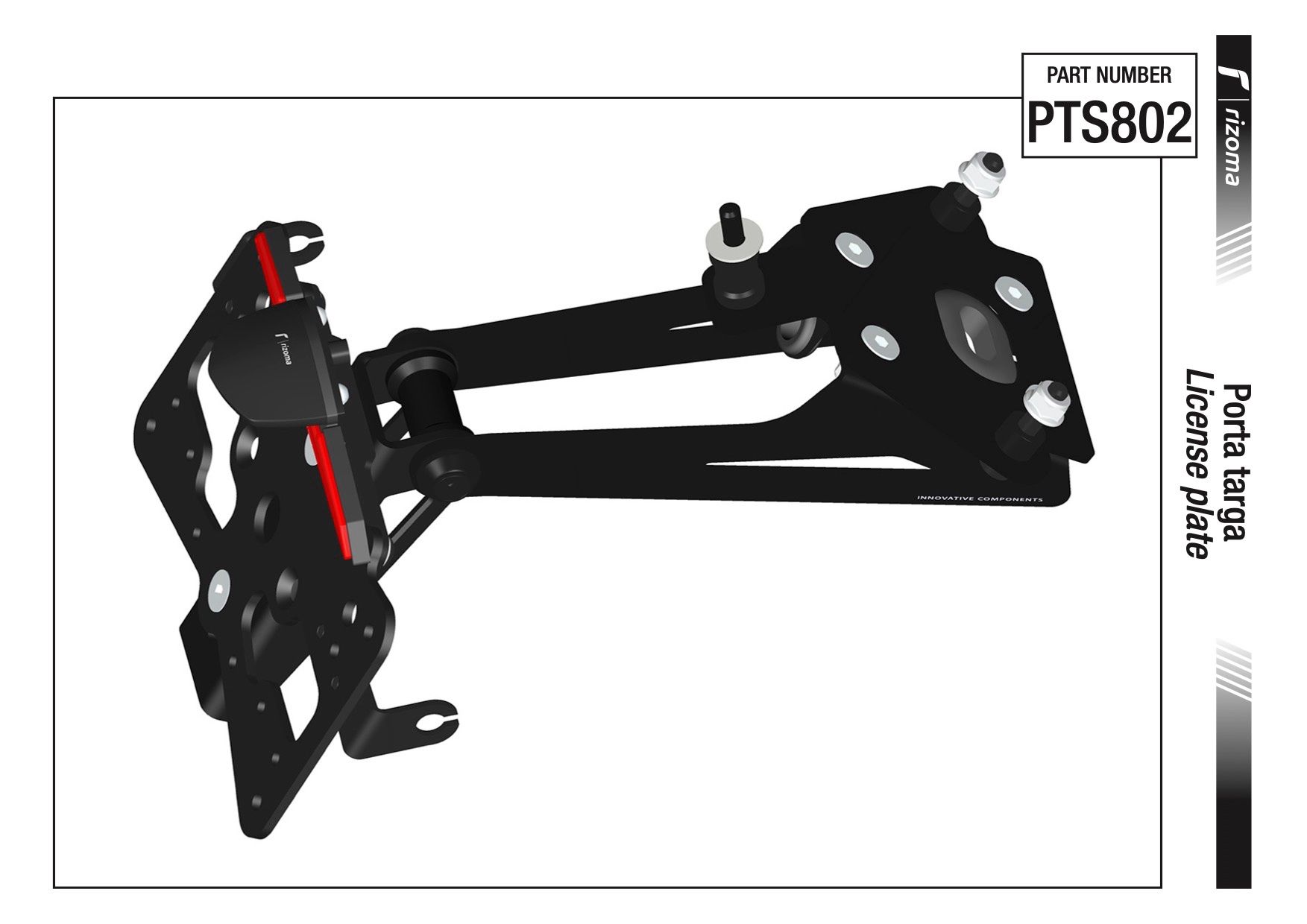 Aprilia Alle Motorradersatzteile: Support de plaque aprilia 1100 RSV4 / Tuono V4 (2021-2024) – Gebraucht aus Belfaux von tmail 3