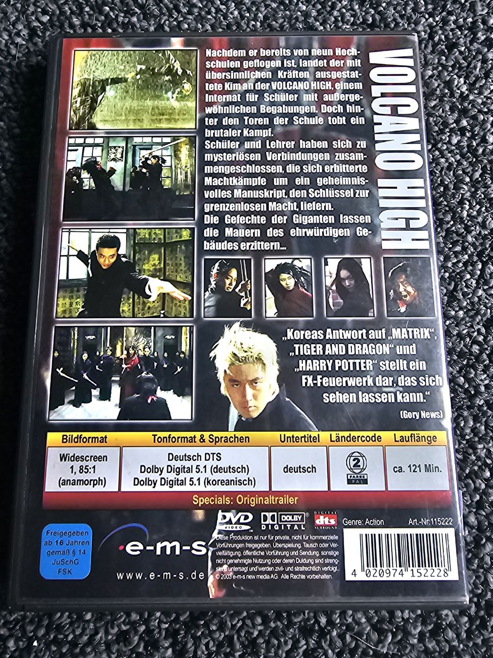 Tutti i DVDs: DVD: Volcano High (18352) – Usato da Ruswil venduto da jan_bxl5 1