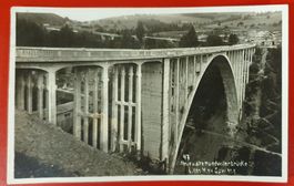 Neue und alte Hundwilerbrücke 1930