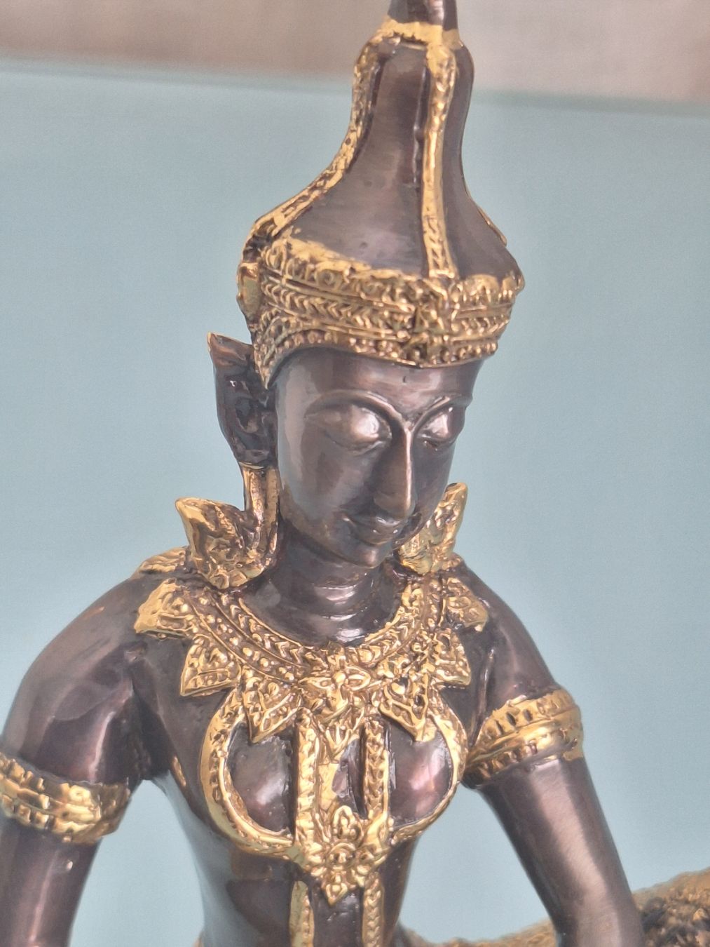 Sculture & Statue: Thai - Buddha Cast Brass ? Statue Unmarked Maker – Usato da Winterthur venduto da juszku 1