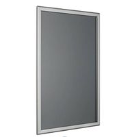 grosser Wechselrahmen, spitze Ecken, silber, 87x122cm
