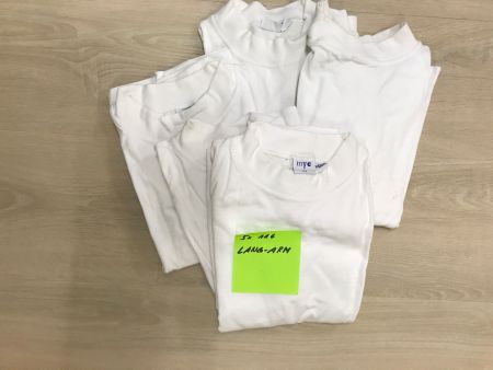 6weisse Shirts, langarm, 5x116/ 1x 110