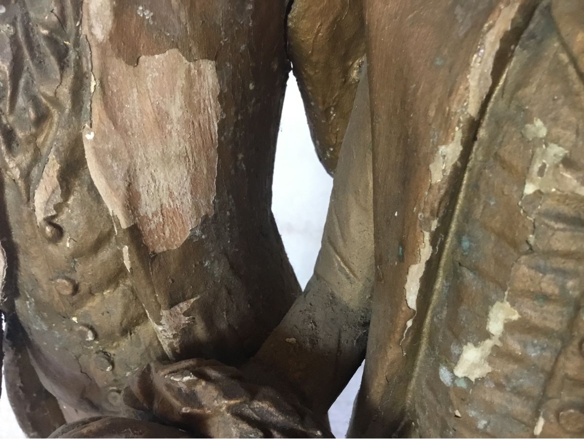 Sculptures & Statues: Holz Model vom Denkmal Goethe und Schiller – D'occasion à Mumpf par Aussipeter 5