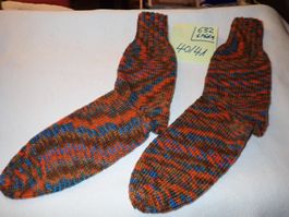 Handgestrickte Wollsocken 6 fädig  Gr: 40/41  (632)