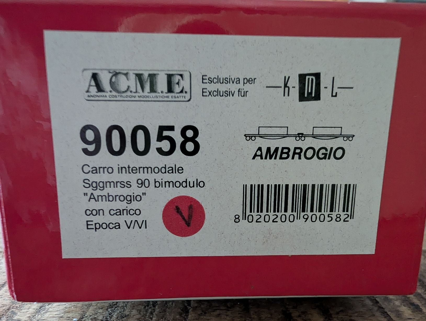 ACME Modellini di ferrovie: ACME 90058 Ambrogio containers Sggmrss  – Usato da Nods venduto da Dr-HAG 5