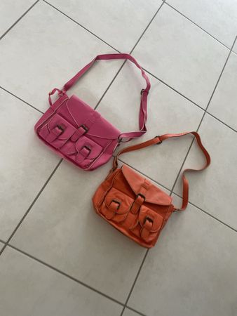 Pink & Orange Umhängetaschen Set - Top zustand!!