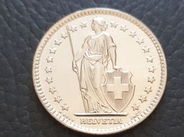2.- Franken 1978 - Nigelnagelneu - Stempelglanz!