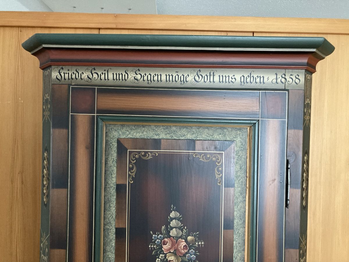 Schränke: Bemalter antiker Bauernschrank 1858 – Gebraucht aus Gränichen von SabineZ01 1