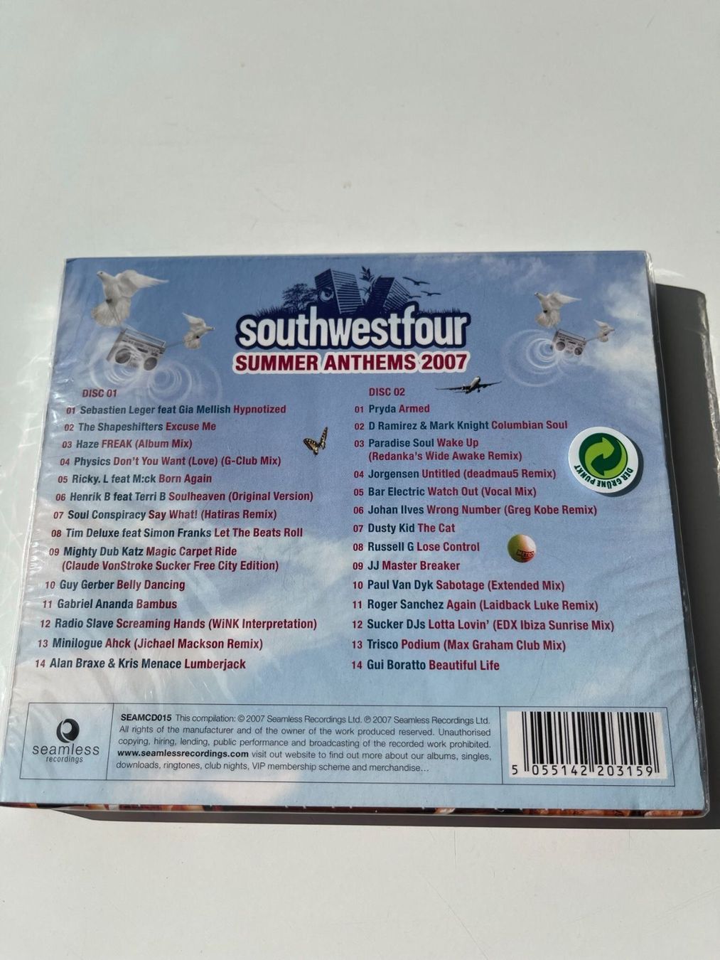 CD: Southwestfour Summer Anthems 2007 – Nuovo e nell'imballaggio originale da Rüti ZH venduto da alumedien 1