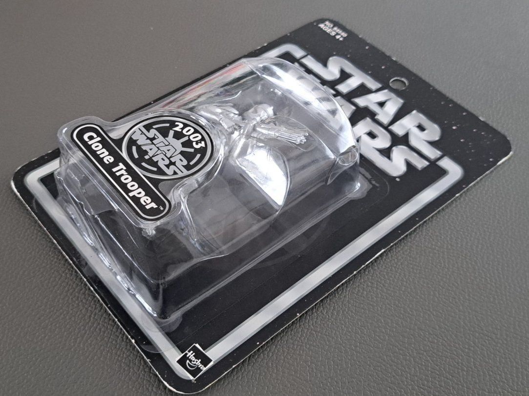 Star Wars Statuette: Star Wars | Silver Clone Trooper 2003 | Hasbro – Nuovo (secondo la descrizione) da Reiden venduto da Zizki 2