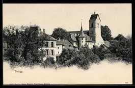 AK Brugg, Kirche und Häuser