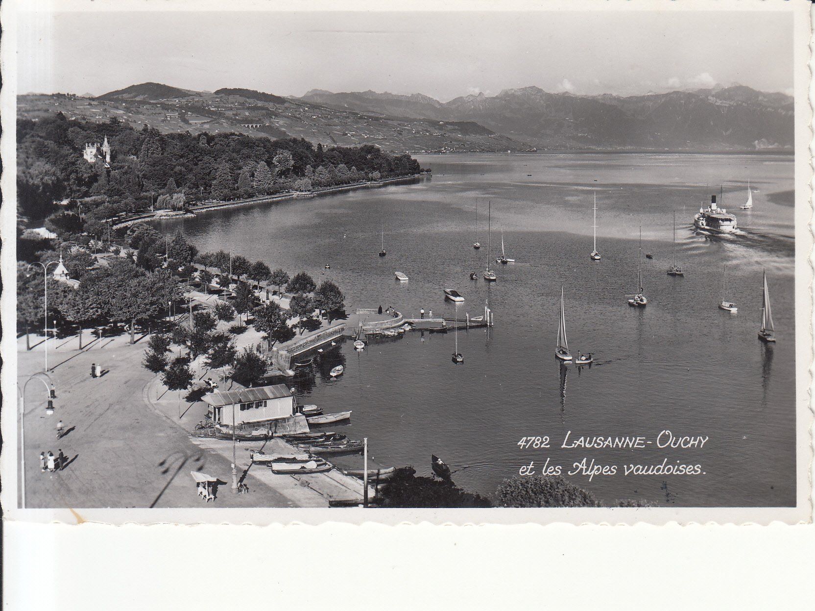 Cartoline postali: Ouchy 1946 – Usato da Bürglen TG venduto da StampGraf