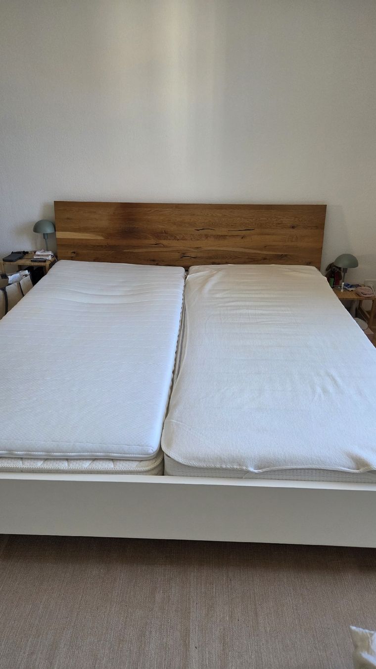 Pfister Letti: Bett mit Lattenrost und Matratzen 180x200 – Usato da St. Gallen venduto da Isabelle1234
