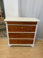 Antik Kommode Kirschbaum restauriert shabby weiss  börnie's