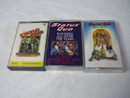 3x MC Kassette 80s Pop Rock - Status Quo