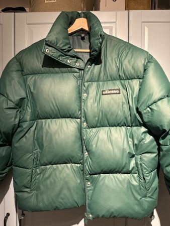 Ellesse Padded Jacket - Green - Size UK 8 - Winter!