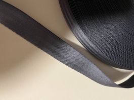 12m Sicherheitsgurtband grau Polyamid 25mm