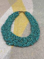 Turquoise beaded necklace