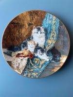 Katzenteller "Perfectly Poised" von Henriette Ronner, 1992