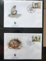 Algerien 1988 Satz WWF Berberaffe Ersttagsbriefe