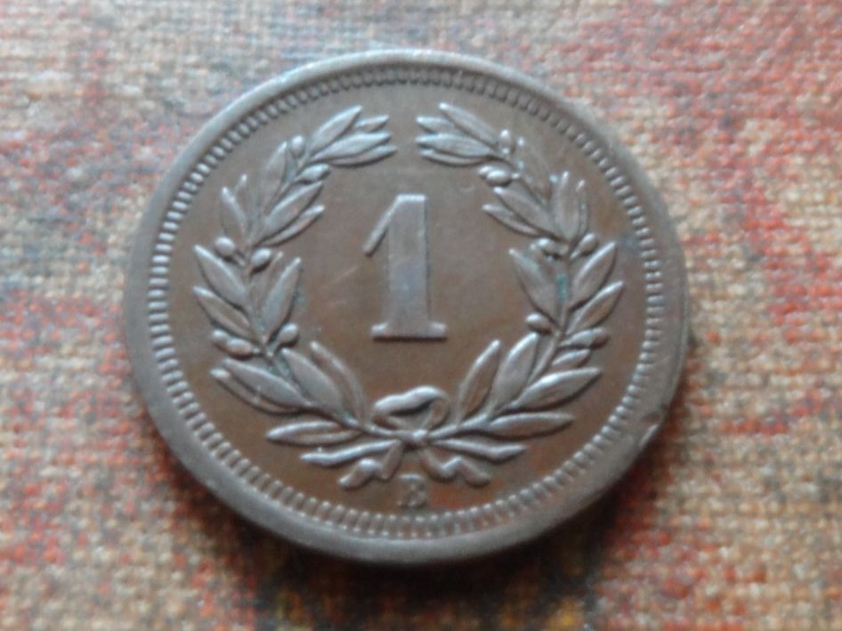 Tutti le monete: 1 Rp. 1898 – Usato da Romanel-sur-Lausanne venduto da Swift13 1