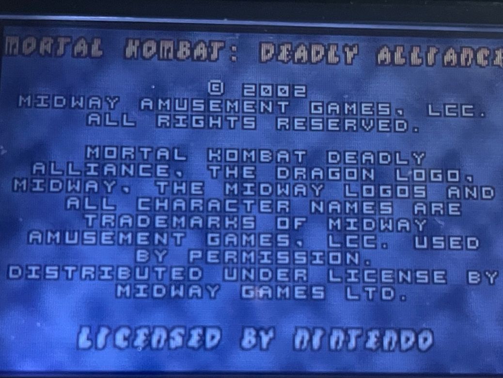 Giochi: Mortal Kombat Deadly Alliance - Game Boy Advance – Usato da Zuerich venduto da Dorsi 3